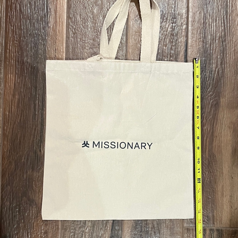 Missionary Canvas Tote Bag